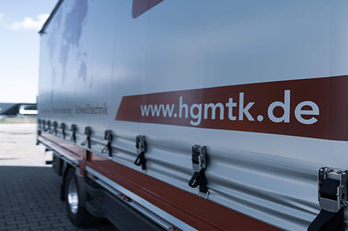 HG Metalltechnik Krumbach GmbH - Plane von HGMTK LKW