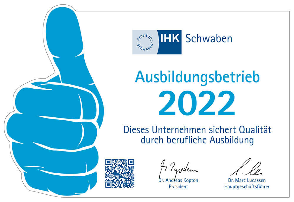 HG Metalltechnik Krumbach - IHK Ausbildungsbetrieb 2022